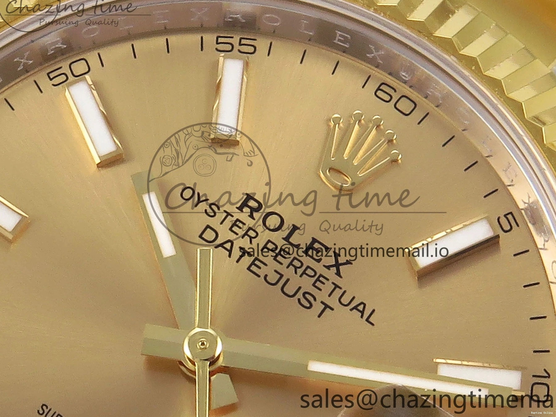 0110 Breathable DateJust 41 SS YG ARF 1:1 Best Edition 904L Steel YG Stick Dial on Oyster Bracelet SH 1260